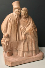 NORMANDS sculpture terre cuite