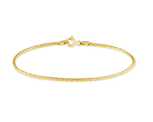 Bracelet maille palmier fin - maille,
