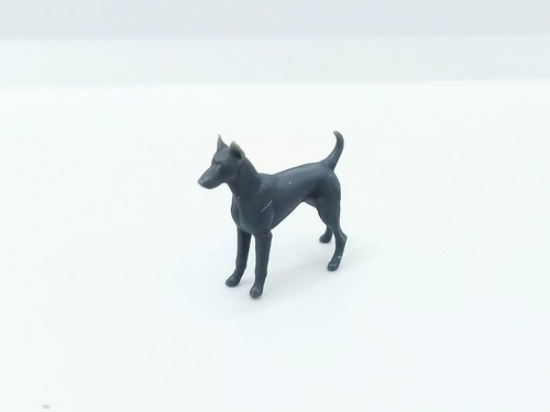Diorama doberman debout 3d - diorama,