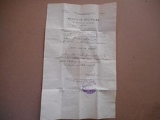 DIPLOME MEDAILLE MILITAIRE D