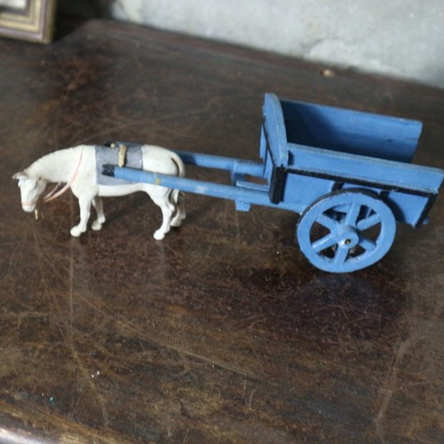 Ancien jouet artisanal cheval - jouet,