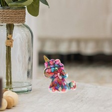  Crystal Figurines Chakra Stone Unicorn Statue Home Ornements décoratifs