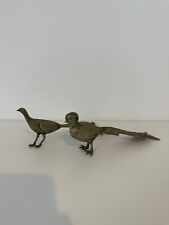 Couple Faisans Métal