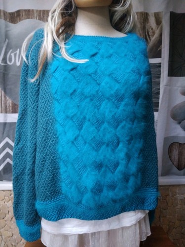 Magnifique pull angora vert - magnifique,
