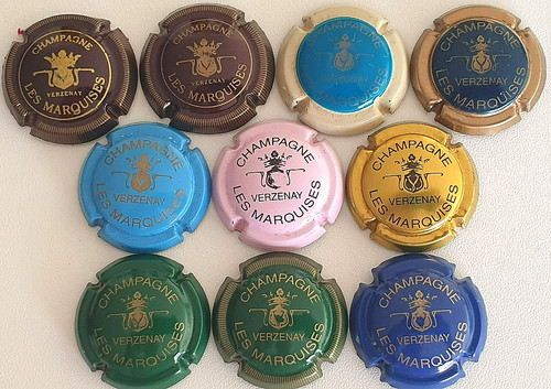 Capsules champagne lettre - champagne,