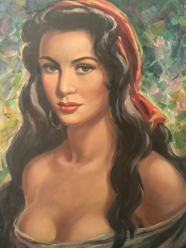 Tableau huile sur toile - , de