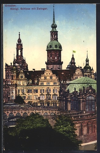 Dresde königl château - château, avec