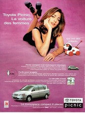 Advertising 0321 1997 Toyota Picnic Womens Car Compact Minivan
