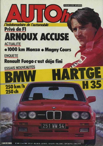Auto hebdo 469 05 1985 - hebdo, n°469