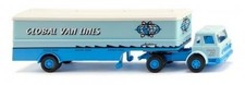 Wiking 051330 - 1/87 Semi-Remorque ( Int. Abatteuse) " Global Van Lines " - Neuf