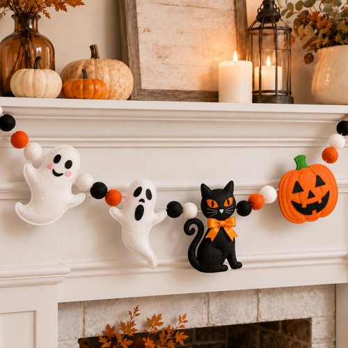 Wavyknot halloween felt - ft,