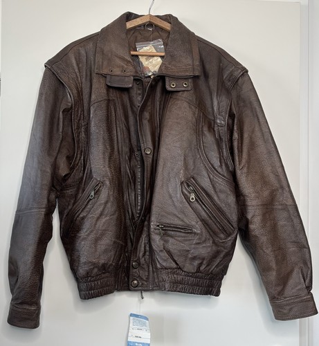 Veste cuir vintage style - veste,