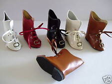 LEATHER BOOTS T8 (6.5cm) for/from ANTIQUE DOLLS - DOLL SHOES - shoes