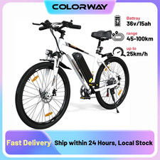 Vélo électrique adulte VTT 26 pouces, batterie amovible 36V 15Ah, idéal pour vil