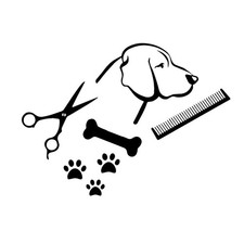  Toilettage Salon chien amovible mur vinyle autocollant décor à la maison Art