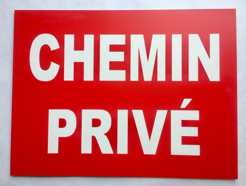 Plaque panneau chemin - plaque,, "chemin