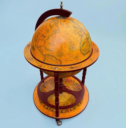 Vtg italian old world - world, globe