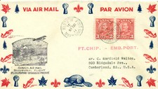 Canada 1931 FFC First Flight Cover Fort Chipewyan Alberta - Embarras Portage