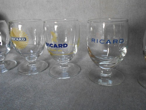Lot verres à - 5,