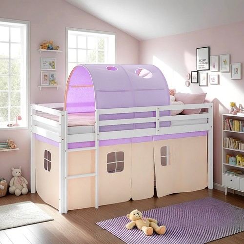 Lit enfant 90x200 blanc - lit,