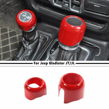 Car Gear Shift 4WD Trim Cover For Jeep Gladiator JT/JL 2018-2025 Accessories Red