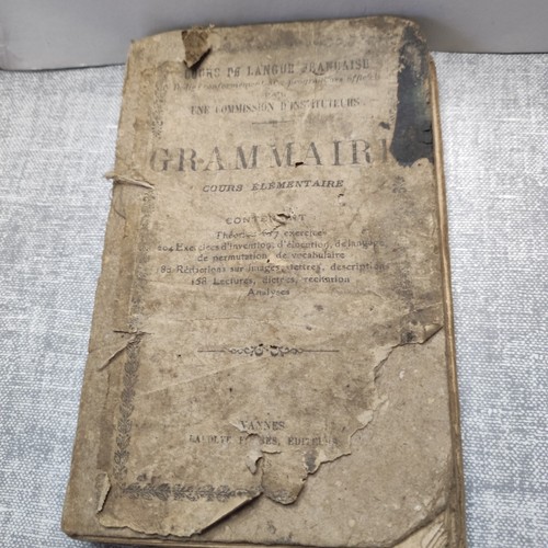 Livre très ancien - livre, grammaire