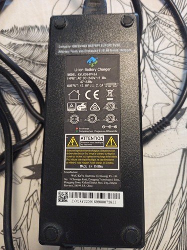 Vélo chargeur batterie d - vélo,