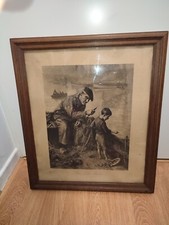 Cadre estampe ancienne BON