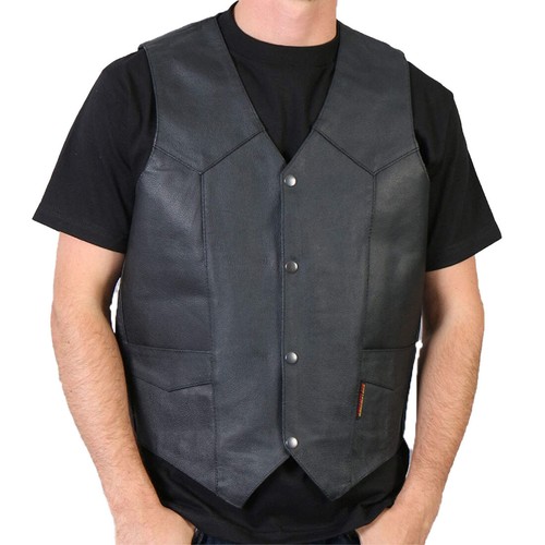 Gilet cuir agneau - en, d'agneau