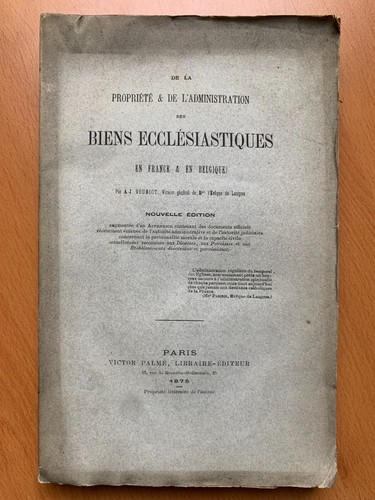 Biens ecclésiastiques - biens, en