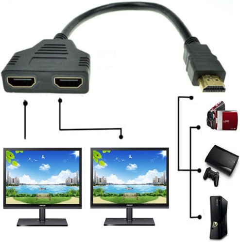 Diviseur hdmi 1080p mâle - hdmi,