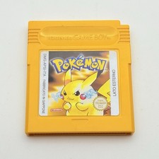 POKEMON YELLOW GAME BOY - ORIGINAL ITA - POKEDEX COMPLETE!! - PERFECT STICKER