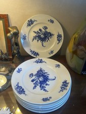 Lot de 9 assiettes anciennes Villeroy & Boch 