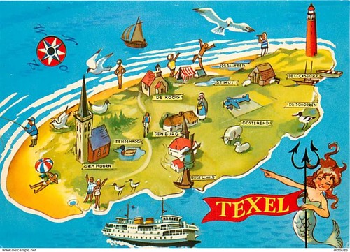 Carte postale pays bas - carte,