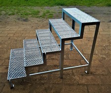 Escalier acier extérieur