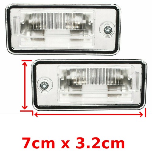 Plaque enclairage feux - 2x,