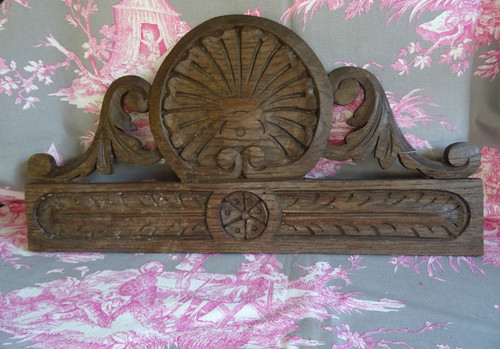 Fronton armoire bois - fronton,