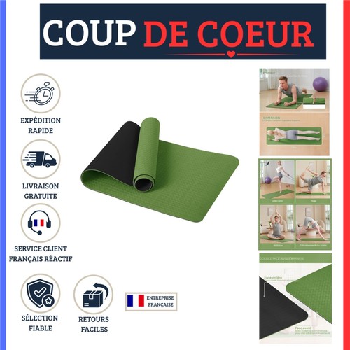 Tapis yoga antidérapant - tapis,