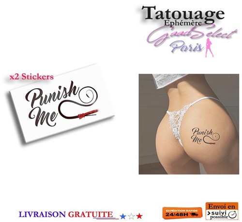 Tatouage temporaire punish - tatouage,