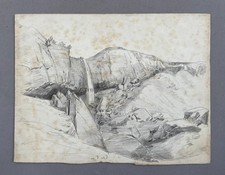 Cascade, paysage de montagne