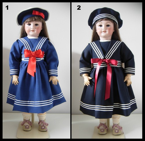 Robe béret poupée - &, ancienne