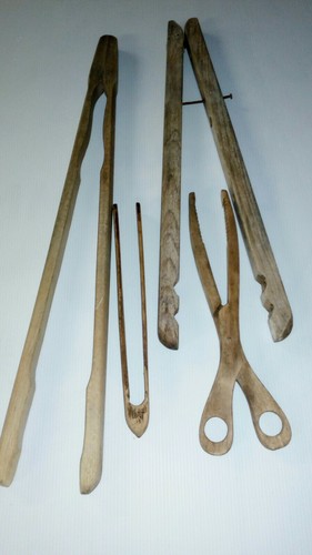 Anciennes pinces laboratoire