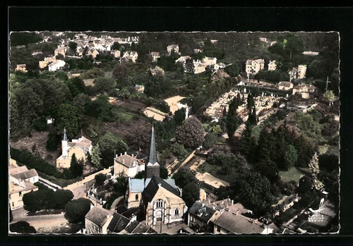 Cpa étang ville vue - cpa,