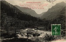 Old postcard Vallée du Mourguillou, near Mérens (647189)