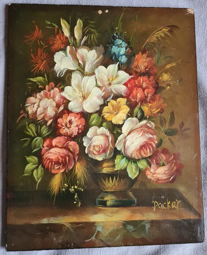 Peinture xxème vase - peinture,