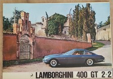 Brochure Lamborghini 400 GT 2+2