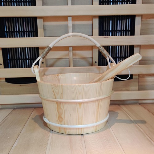 Seau sauna avec cuillère - seau, de