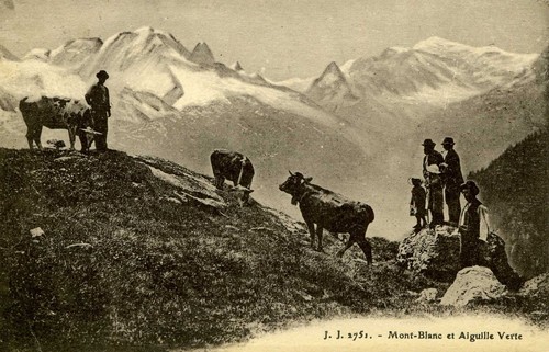 Cpa haute savoie mont blanc - cpa, mont-blanc