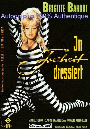 Brigitte bardot autographe - brigitte,