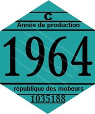 vignette 1964 pour mobylette